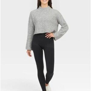 ASSETS by SPANX Women's High-Waist Seamless Leggings Black Medium